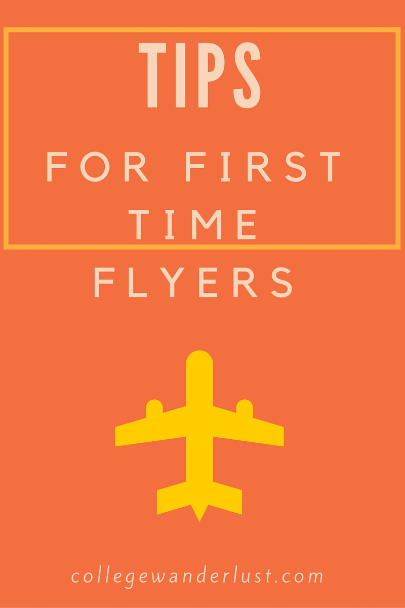 Tips for firsttime flyers