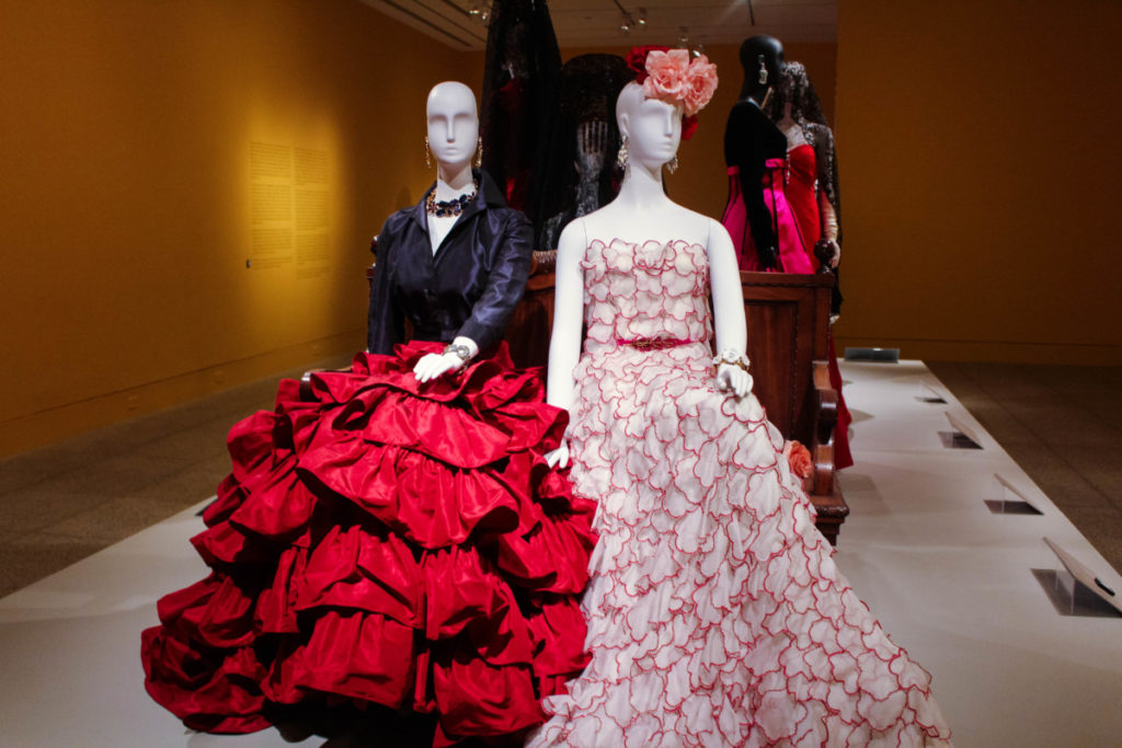 The Glamour and Romance of Oscar de la Renta exhibit